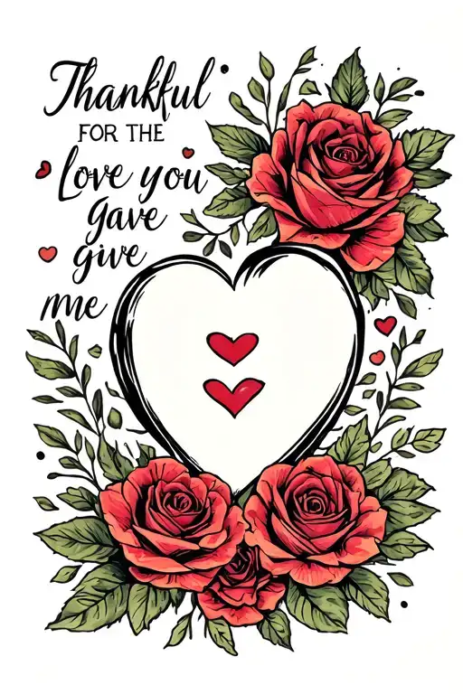 Thankful For The Love You Gave Me