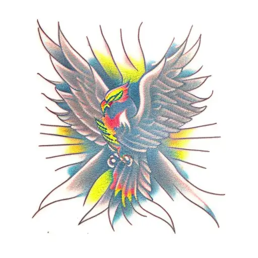 Phoenix Tattoo For Arm
