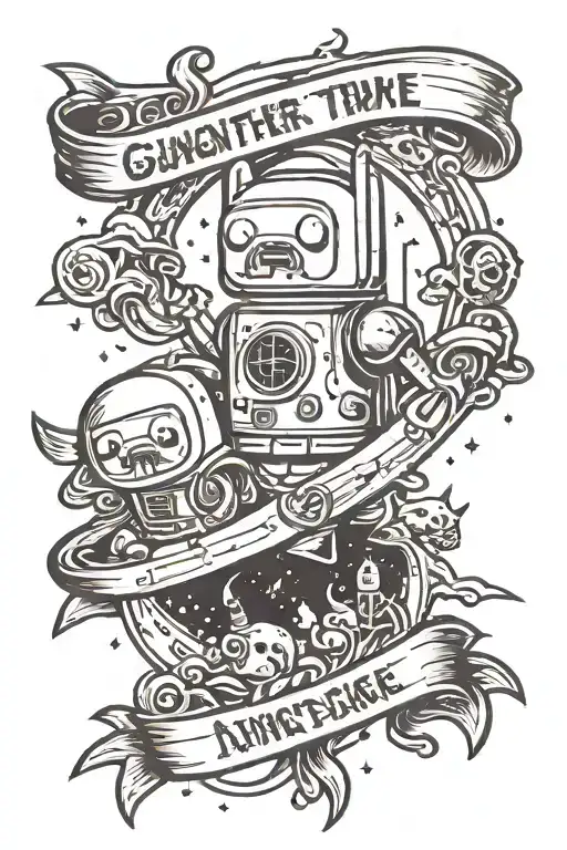 Gunther Adventure Time In Space Themed