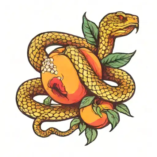 A Snake That Eats Peaches