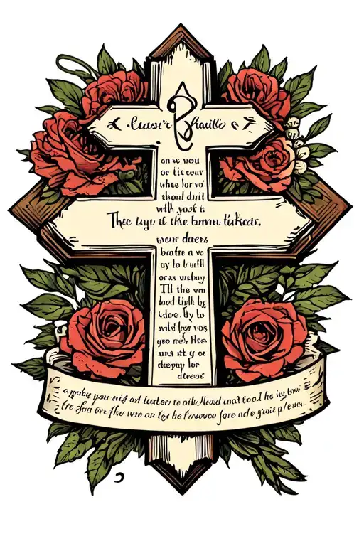 Cross With Bible Verse
