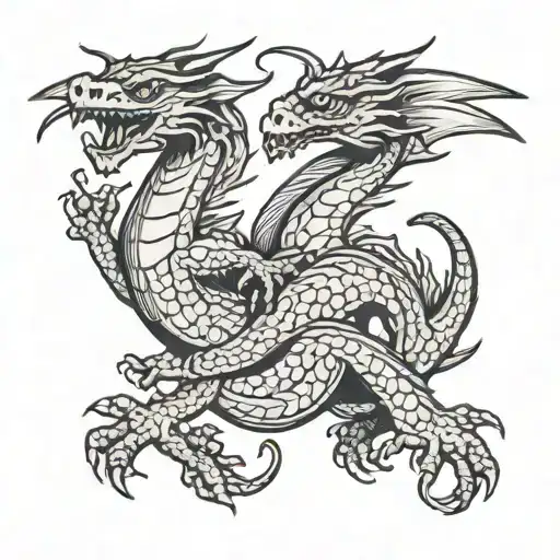 A Flying Twoheaded Dragon