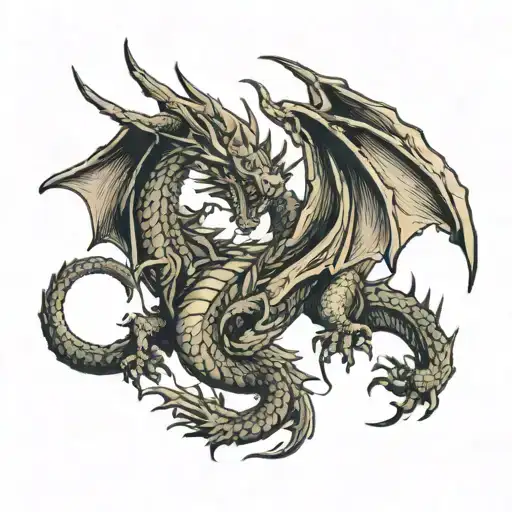 A Flying Twoheaded Dragon