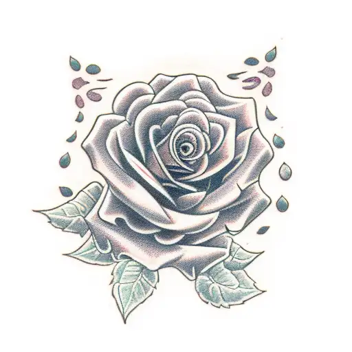 Rose And Thorns With The Name Rimi