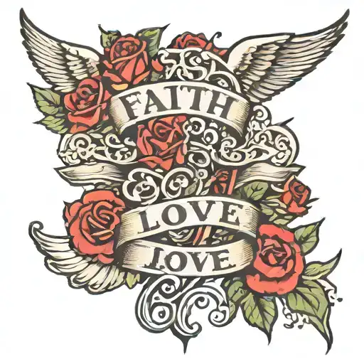 Faith Hope Love Pain