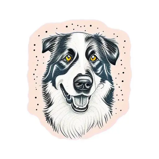 Border Collie Mixed Up With Bernese Mountain Dog