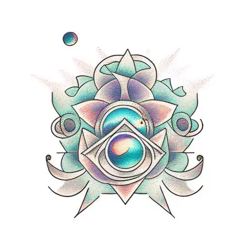 Vines With Sunset In A Rectangle