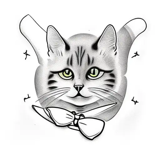 Black Cat Laying In Sunlight