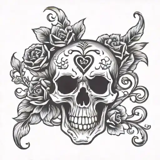 Skull Heart