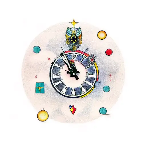 Area Code 214 Plane Clock And God