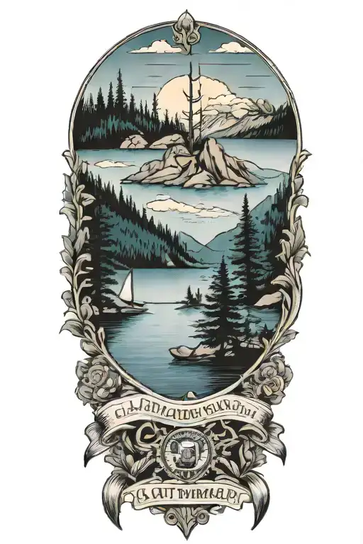 Lake Arrowhead Ca With Scottish Theme