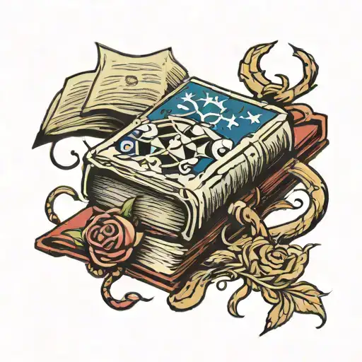 Book In Old School Colors