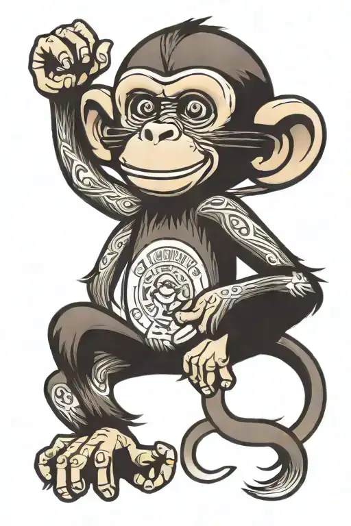 Cartoon Monkey