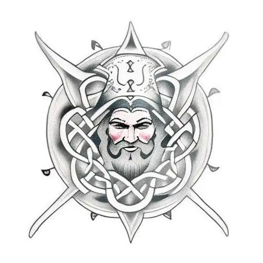 Celtic Viking Fusion Design