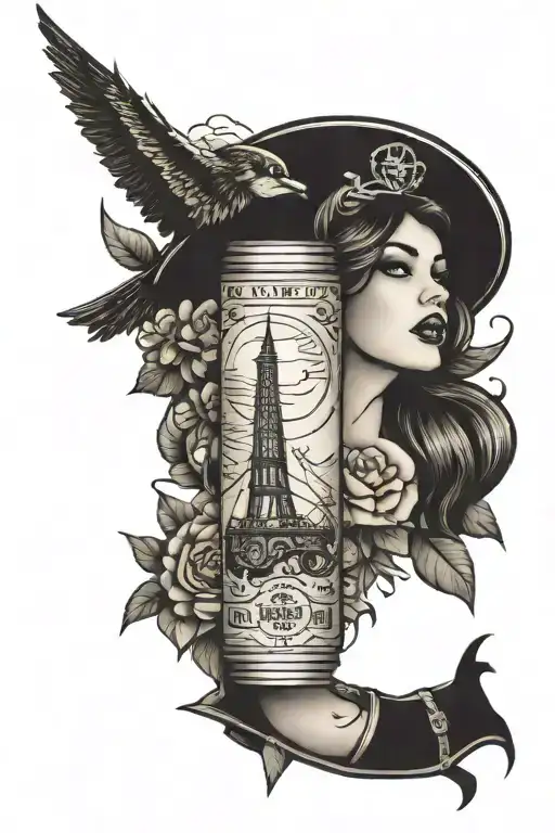 Travel Themed Arm Sleeve