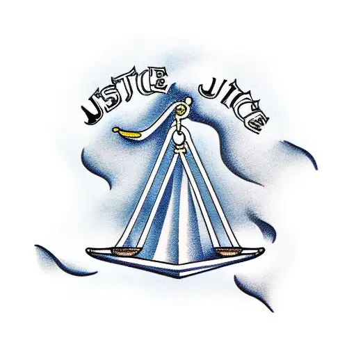 Scale A Justice Tipped Down By Finger Holding Money