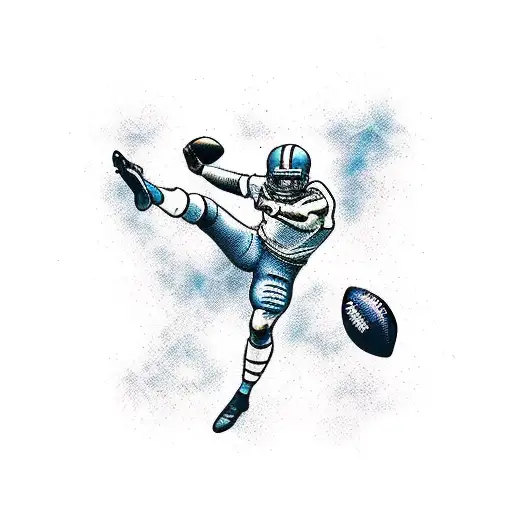 Dynamic Football Action Scene With Dinamo Team