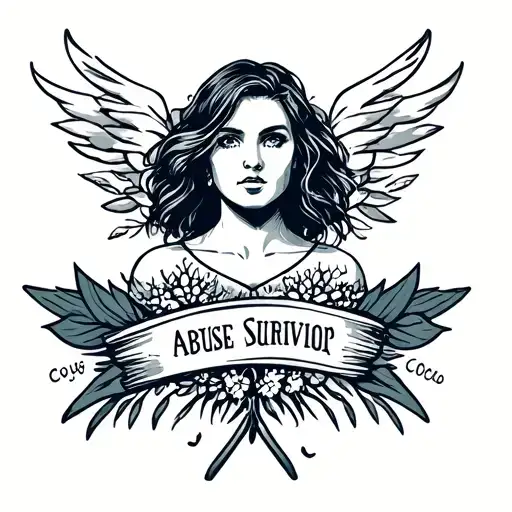 Abuse Survivor Power Strength Courage