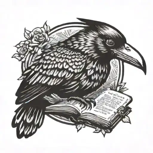 Gentleman Crow Reading
