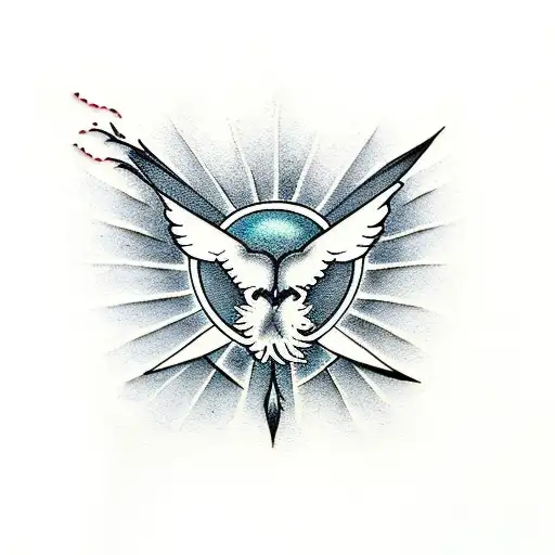 Phoenix Color Red Black And White