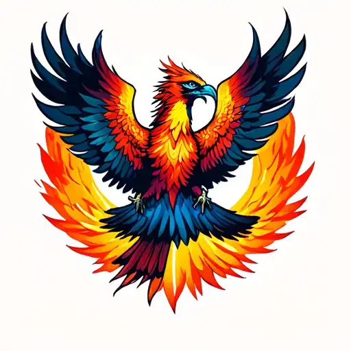 Phoenix From Ashes Flying
