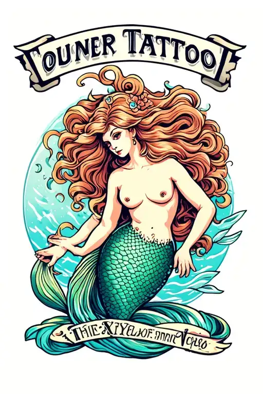 Thick And Voluptuous Mermaid Topless