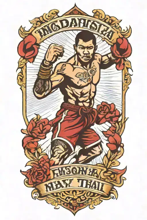 Indonesian Muay Thai Fighter