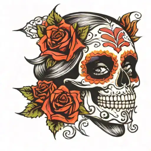 Sugar Skull Sexy Women Confidence Selflove Feminism