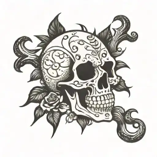 Simple Skull Doodle