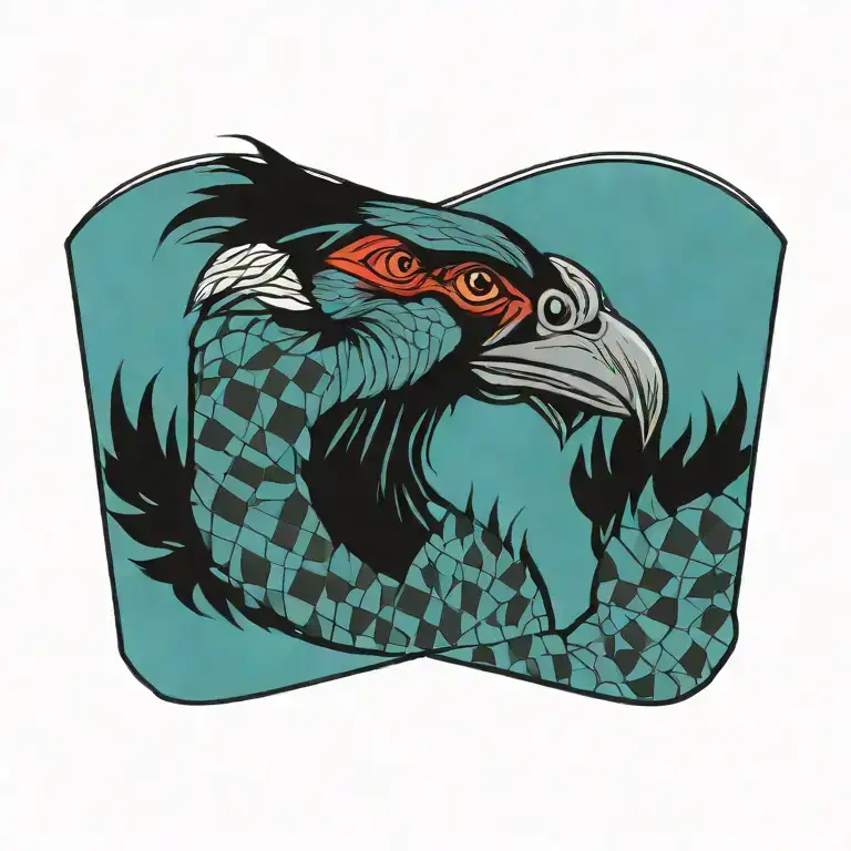 Personifi Cation Hen Wearing Flannel