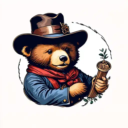 Traditional American Style Paddington Bear