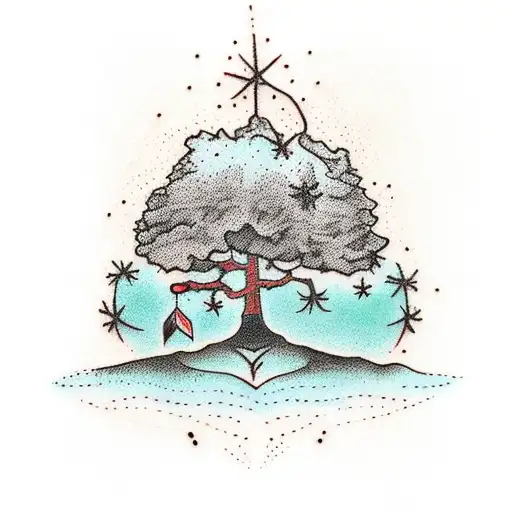 Tree Growing Out Of Concrete