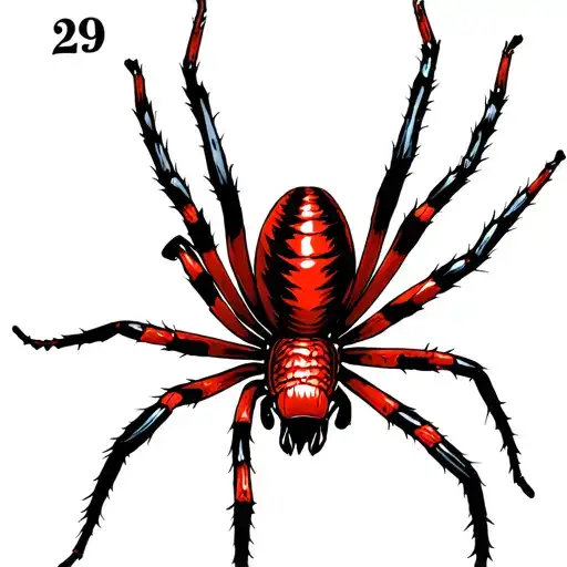 Black Widow Spider Bearing Number 29