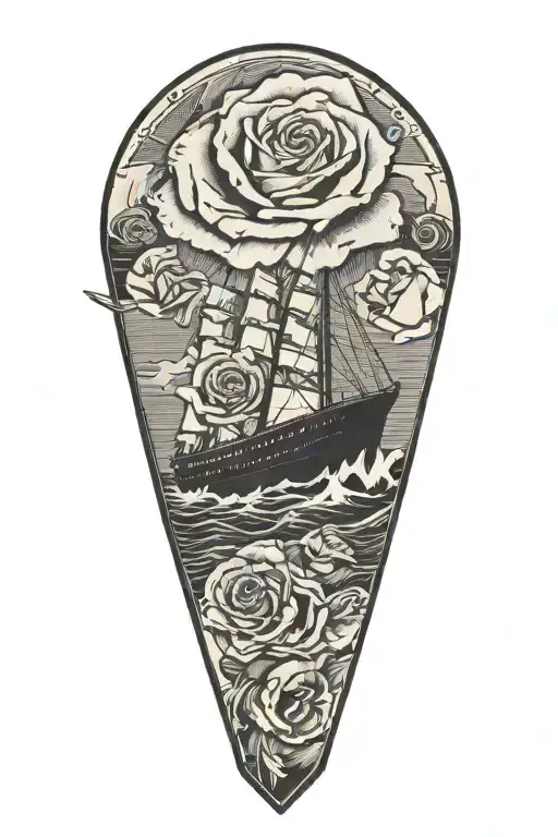 Titanic Iceburg Rose