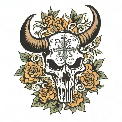 Longhorn Skull