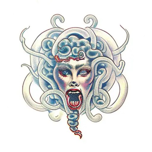 Medusa With One Eye Open