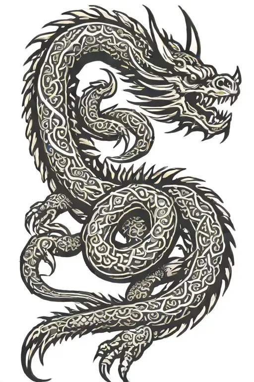 Viking Dragon And Scorpion