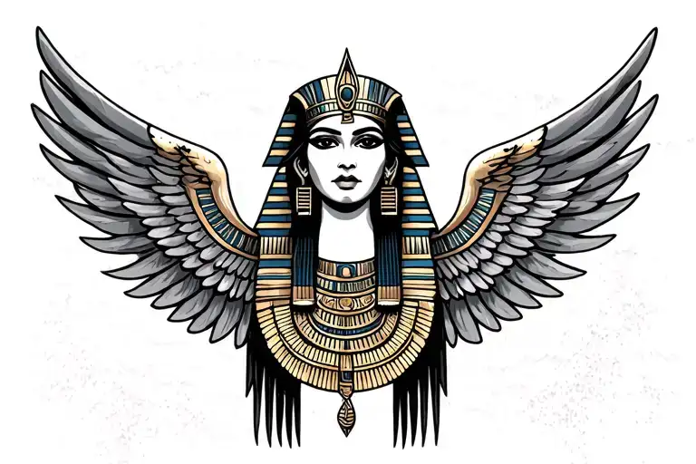 Isis Egyptian Goddess Wings
