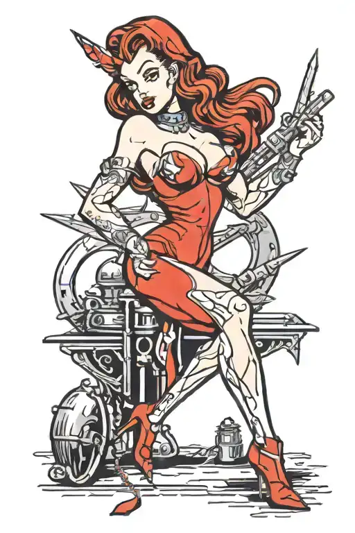 Jessica Rabbit Warrior Metal Music