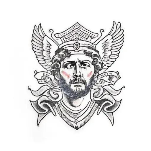 Roman Eagle With Wreath