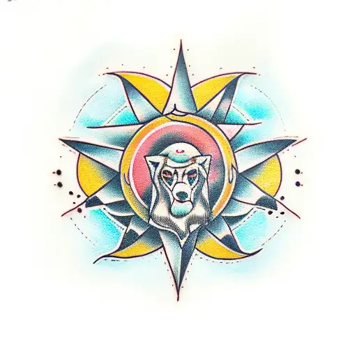 Woolf With Black Sun