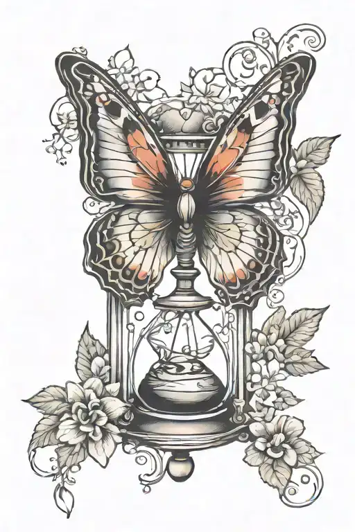 Broken Hourglass Butterfly Emerging