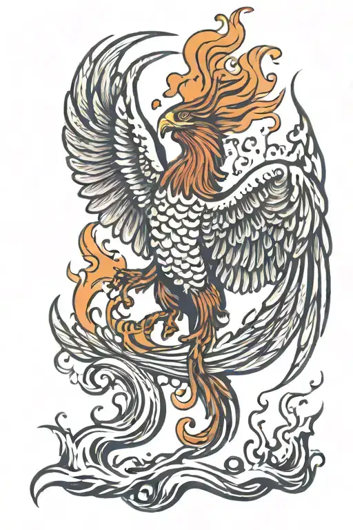 Phoenix Rising From Ashes