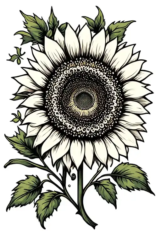 Sunflower Vine Thin Long