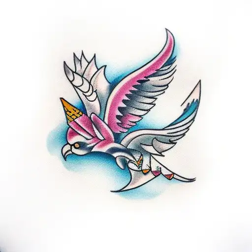 Feathers With Broken Heart