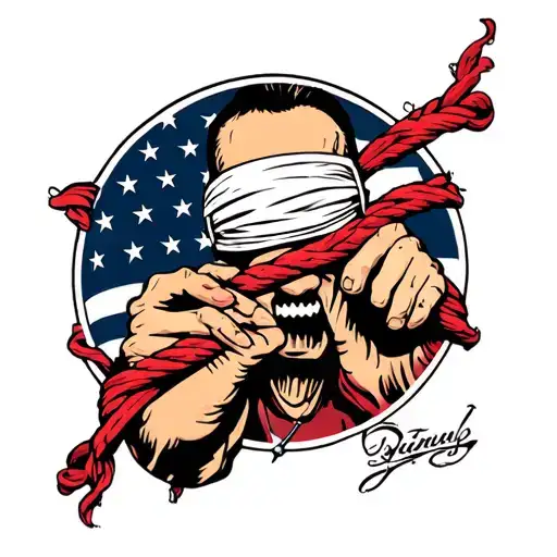 Hostage Blindfolded And Tied Up Being Forced An Injection