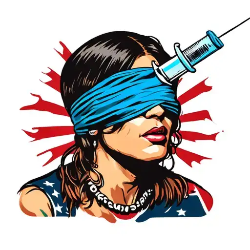 Hostage Blindfolded And Tied Up Being Forced An Injection