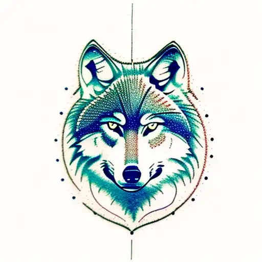 Wolf In The Forest Inside A Watch