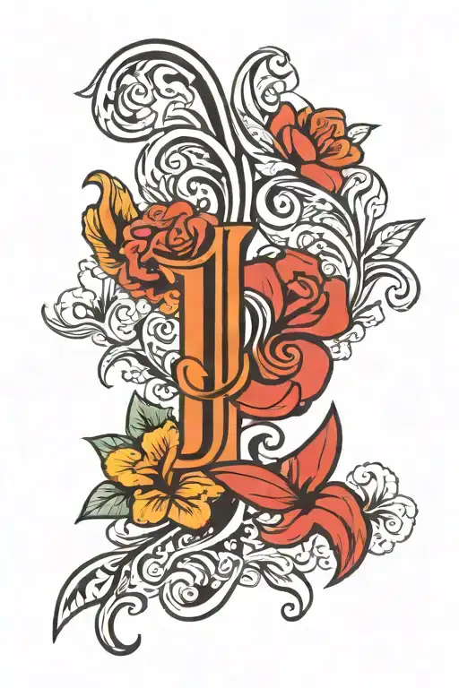 Initial J And R