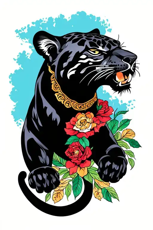 Black Jaguar Climbing